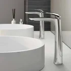 Mezclador de lavabo de diseño de latón Made in Italy - Filipo Viadurini