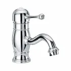 Mezclador de lavabo en latón cromado de 150 mm de altura Made in Italy - Binsu Viadurini
