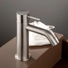 Grifo mezclador para fregadero sin desagüe de acero inoxidable AISI 316L - Artigli Viadurini