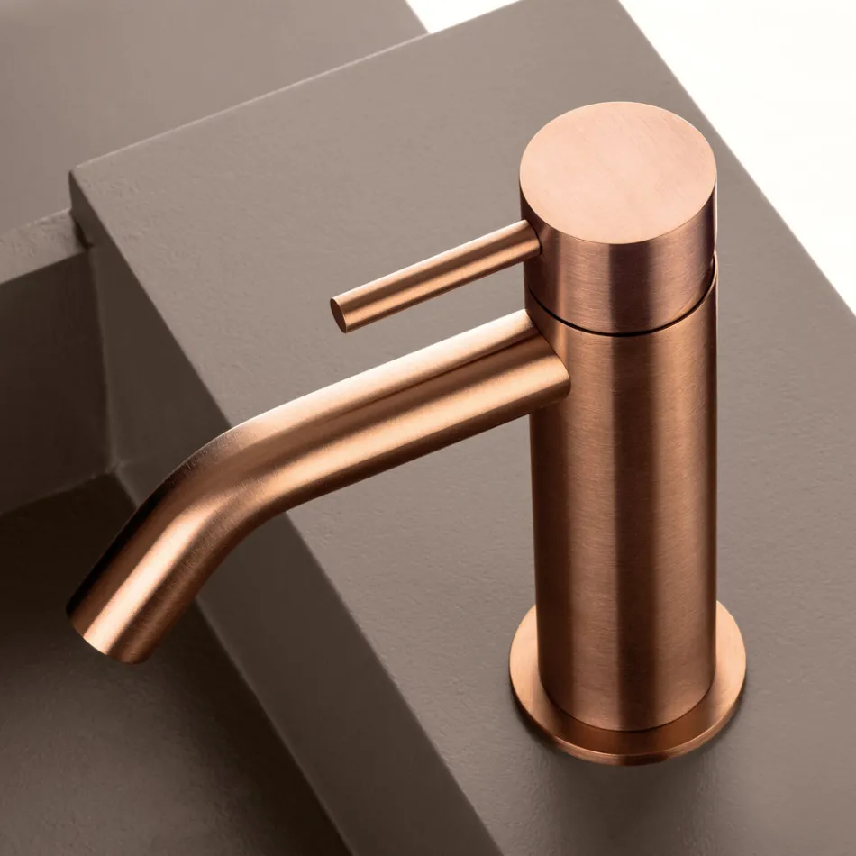 Grifo mezclador para fregadero sin desagüe de acero inoxidable AISI 316L - Artigli Viadurini