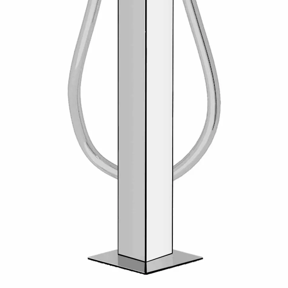 Mezclador de baño de suelo moderno Made in Italy - Pirio Viadurini