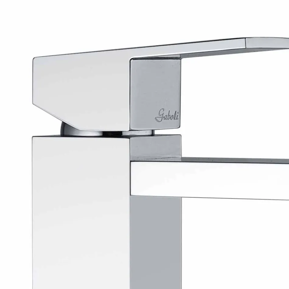 Mezclador de lavabo extendido sin desagüe Made in Italy - Medida Viadurini