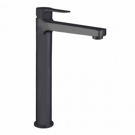 Mezclador extendido para lavabo en latón moderno Made in Italy - Sindra Viadurini