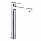 Mezclador extendido para lavabo en latón moderno Made in Italy - Sindra Viadurini