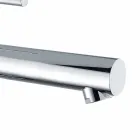 Mezclador de lavabo extendido de latón sin desagüe Made in Italy - Ermia Viadurini