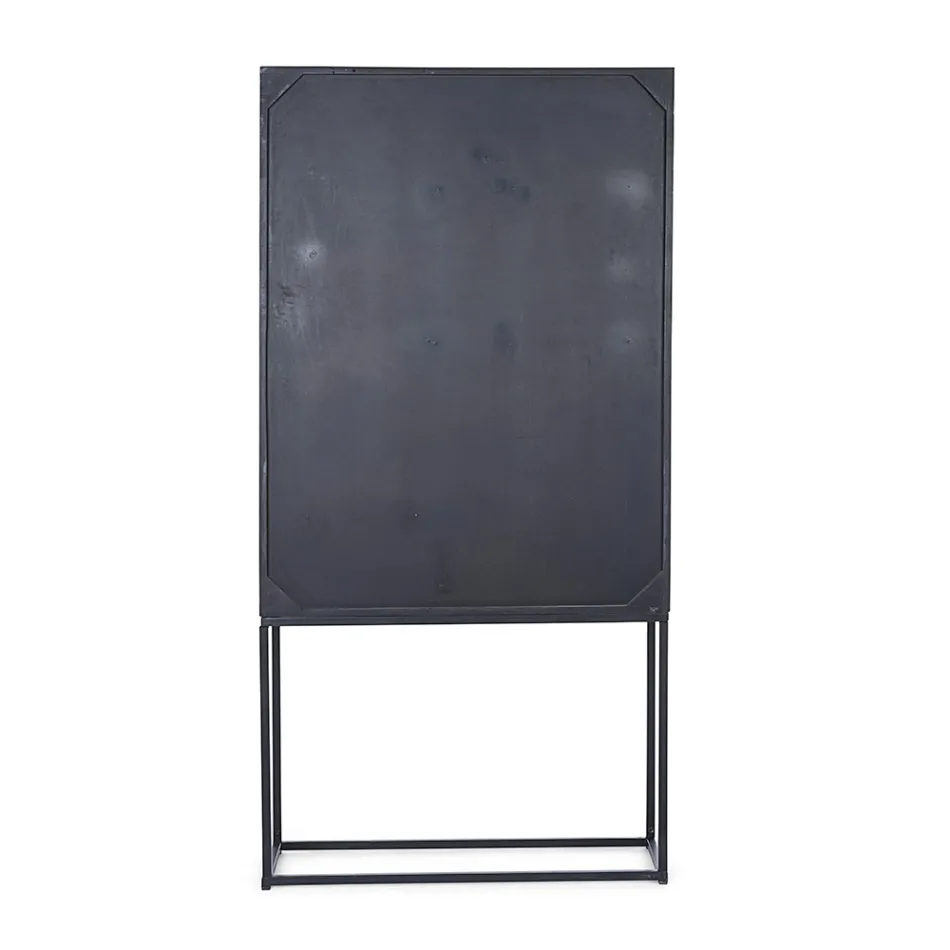 Armario Mosaico Étnico 4 Puertas 6 Cajones en Madera de Mango - Vanitoso Viadurini