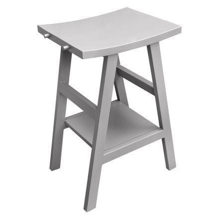 Mueble de Baño Acabado Madera y Sobre Semicurvo Gris - Raomi Viadurini