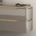 baño móvil con madera integrada disipador de diseño Arya, fabricado en Italia Viadurini