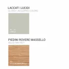 baño moderno móvil con fregadero integrado ámbar, resina y laca Viadurini
