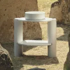 Mueble de baño de cerámica en varios colores fabricado en Italia - Niña Viadurini