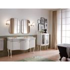 Mueble de baño monocolor con lavabo de cerámica blanca - Candy Viadurini