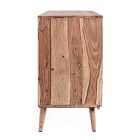 Cómoda de madera Sheesham Design 3 cajones Homemotion - Fregene Viadurini