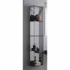 contenedor de baño móvil con 4 compartimentos, L300x H1400 mm, Adelia Viadurini