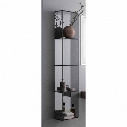 contenedor de baño móvil con 4 compartimentos, L300x H1400 mm, Adelia Viadurini