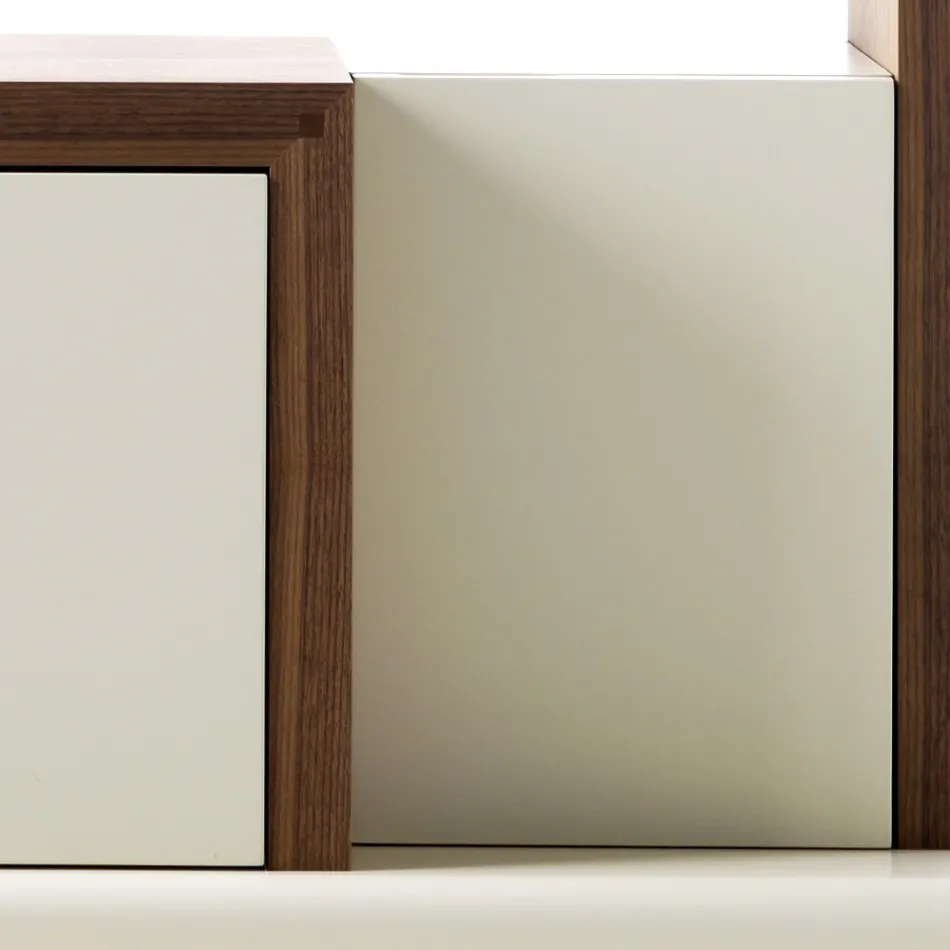 Mueble contenedor de madera de diseño Grilli My Cat hecho en Italia Viadurini