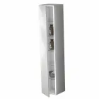 Mueble de baño columna 6 estantes con puerta en 4 acabados - Antanta Viadurini