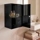 Armario de baño mural de plexiglás en 4 colores, fabricado en Italia - Ligea Viadurini
