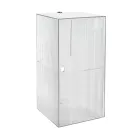 Armario de baño mural de plexiglás en 4 colores, fabricado en Italia - Ligea Viadurini