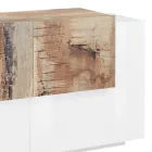 Muebles de Salón 2 Puertas y 2 Puertas en Madera 2 Acabados - Theresse Viadurini