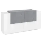 Muebles de Salón 2 Puertas y 2 Puertas en Madera 2 Acabados - Theresse Viadurini