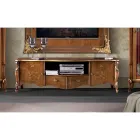 Mueble TV con 2 Puertas y 2 Cajones de Madera Made in Italy - Caligola Viadurini