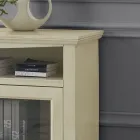 Mueble TV con 2 puertas y 3 compartimentos abiertos Made in Italy - Ymir Viadurini