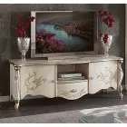 Mueble TV con 2 Puertas y Cajón de Madera Made in Italy - Caligola Viadurini