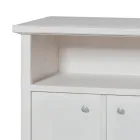 Mueble TV con compartimento abierto y 2 puertas Made in Italy - Alpan Viadurini