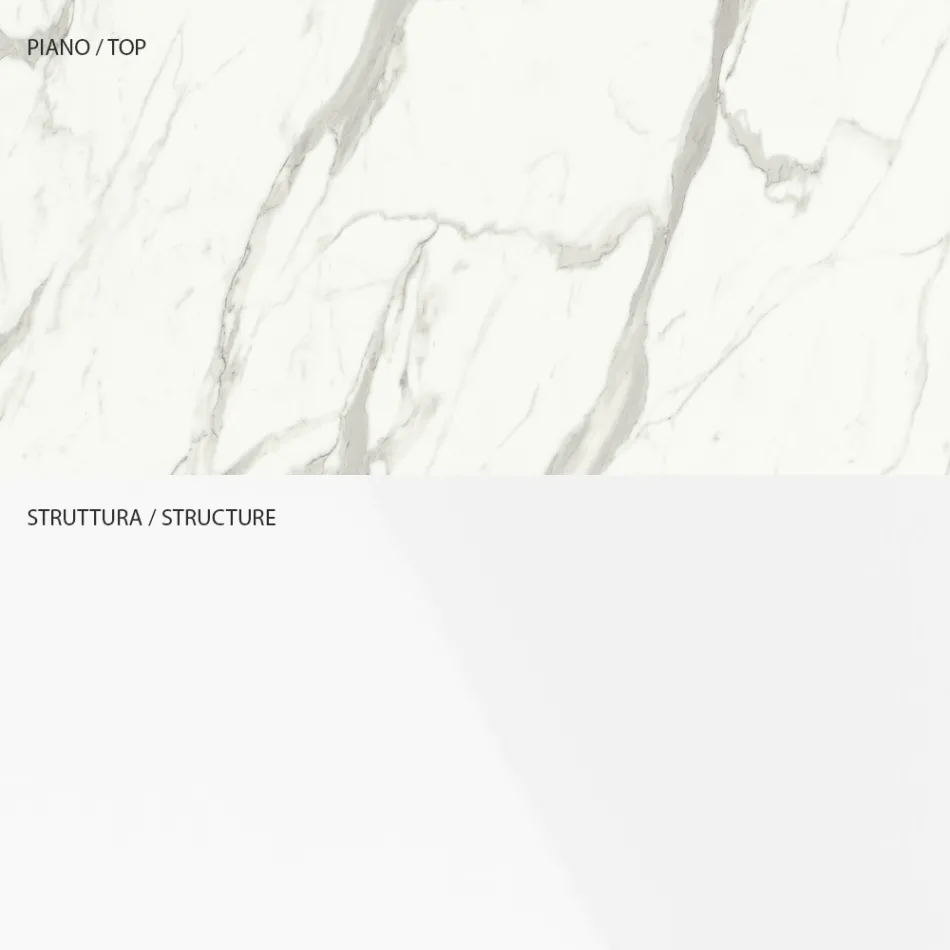 Mueble TV de madera con 1 puerta y 2 cajones - Tantalo Viadurini