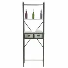 Mueble de baño de hierro industrial de diseño moderno - Pome Viadurini