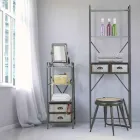 Mueble de baño de hierro industrial de diseño moderno - Pome Viadurini