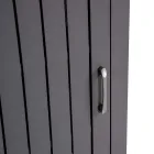 Armario Exterior de Aluminio con 1 Puerta en Diferentes Acabados - Hotel Viadurini