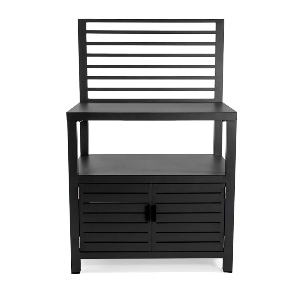 Armario de Exterior en Aluminio con 2 Puertas - Cámara Viadurini