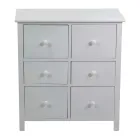 Armario de interior de madera con 6 cajones - Medusa Viadurini