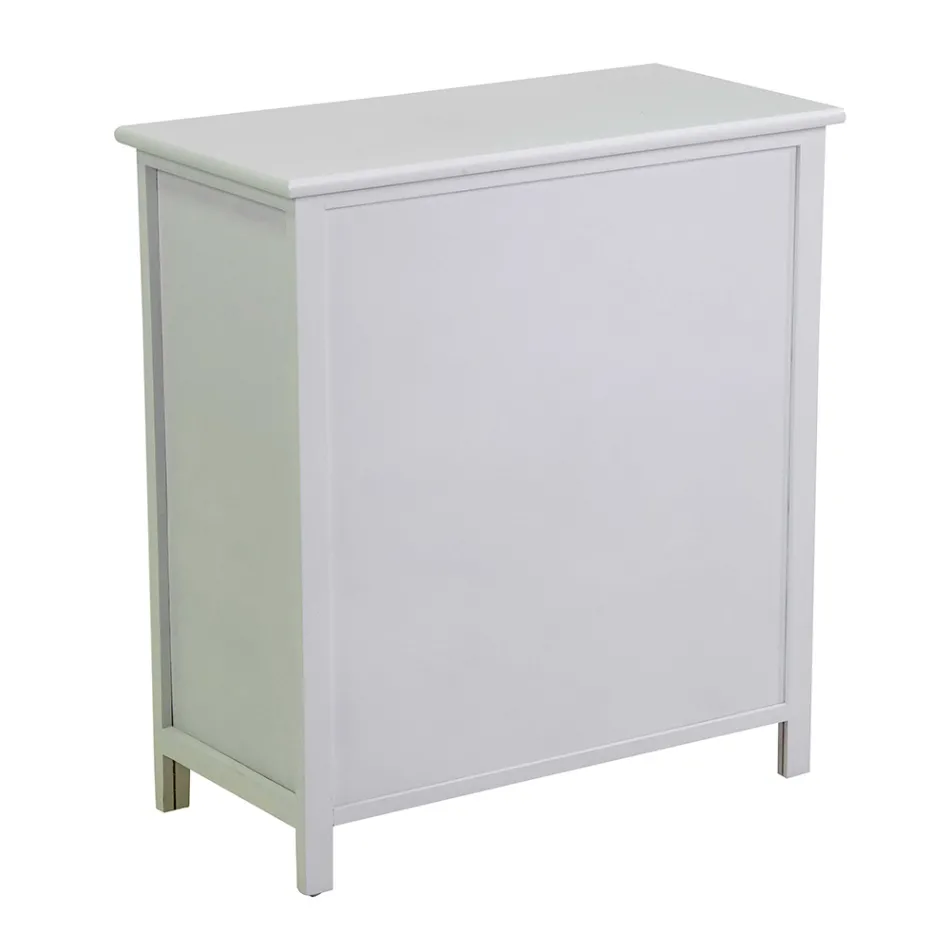 Armario de interior de madera con 6 cajones - Medusa Viadurini