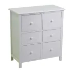 Armario de interior de madera con 6 cajones - Medusa Viadurini