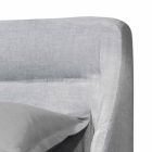 Cama doble tapizada My Home Sleepway de 180x90cm fabricada en Italia Viadurini