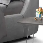 Cama doble tapizada My Home Sleepway de 180x90cm fabricada en Italia Viadurini