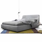Cama doble tapizada My Home Sleepway de 180x90cm fabricada en Italia Viadurini
