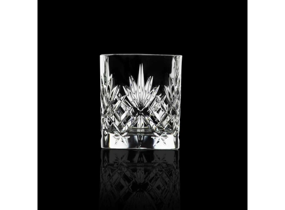 Vasos de cóctel bajos Old Fashioned Tumbler 12 piezas de cristal - Cantabile Viadurini