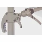 Paraguas exterior 3,5 m de diámetro en poliéster con poste de aluminio - Linfa Viadurini