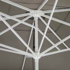 Paraguas exterior de tela con estructura metálica Made in Italy - Solero Viadurini