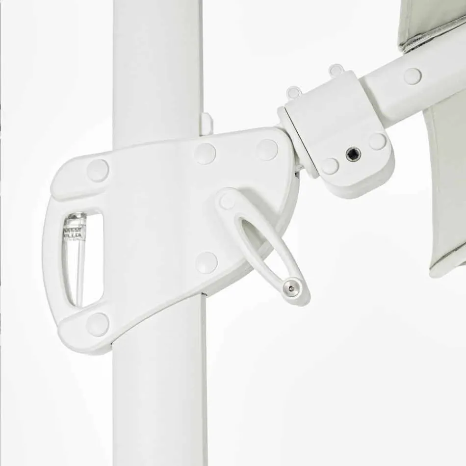 Paraguas de jardín de aluminio 3x4 con tejido de poliéster - Fasma Viadurini