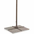 Sombrilla de jardín 3x4 en poliéster con estructura de aluminio - Texas Viadurini