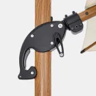 Sombrilla de jardín de 3x4m en aluminio y poliéster, Homemotion - Marco Viadurini