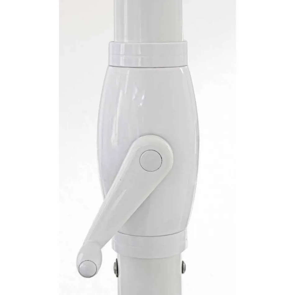 Sombrilla de jardín 4x4 con tela de poliéster y base de acero - Nastio Viadurini