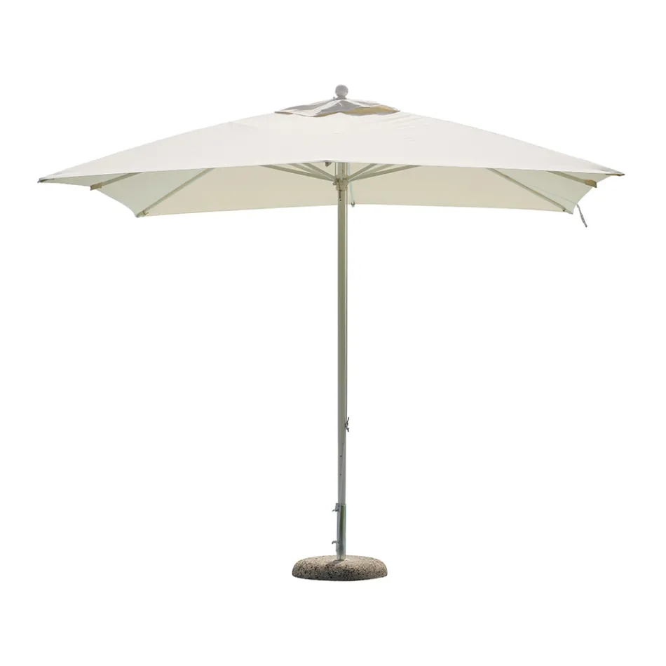 Sombrilla de Jardín con Tela de Colores y Estructura de Aluminio - Norbert Viadurini