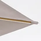 Sombrilla de Jardín con Lona de Poliéster Gris Tórtola 3x4 m, Homemotion - Lucius Viadurini