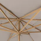 Sombrilla de Jardín con Lona de Poliéster Gris Tórtola 3x4 m, Homemotion - Lucius Viadurini