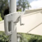 Paraguas de poliéster con mango y mástil lateral - Nexa Viadurini